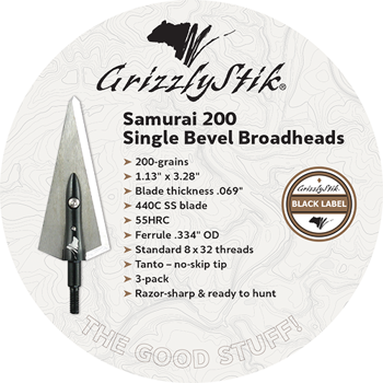 SAMURAI 200 BROADHEADS 3-PACK