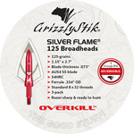 OVERKILL™ SILVER FLAME® 125 BROADHEADS 3-PACK
