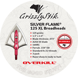 OVERKILL™ SILVER FLAME® 125 XL BROADHEADS 3-PACK